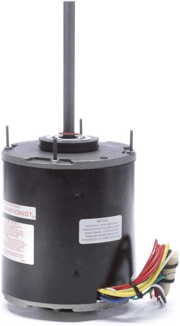 CENTURY MOTORS Century FEH1076D Condenser Fan Motor 3/4 HP 208-230/460 Volts 1075 RPM