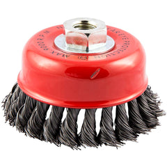 NORTON Norton 66252839103 Knotted Cup Brush 4 Inch Carbon Steel