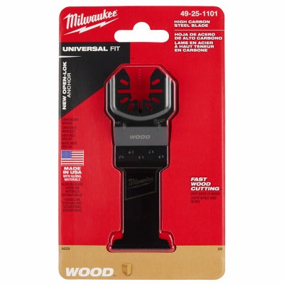 MILWAUKEE Milwaukee 49-25-1101 Hcs Wood Multi-tool Blade 1-3/8 in 4pk