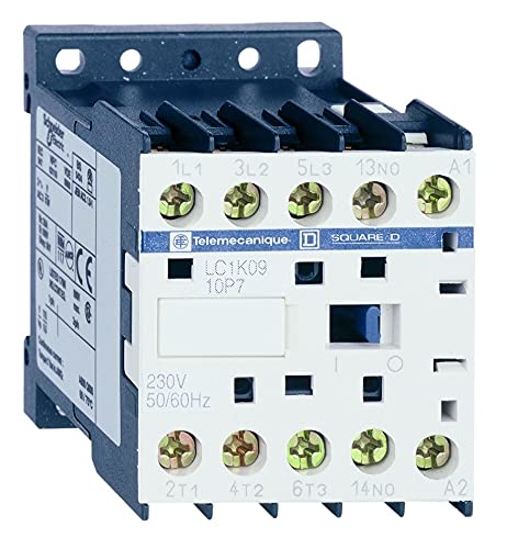 SCHNEIDER ELECTRIC Schneider Electric LC1K0901B7 3-Pole Contactor 9A 24V AC Coil