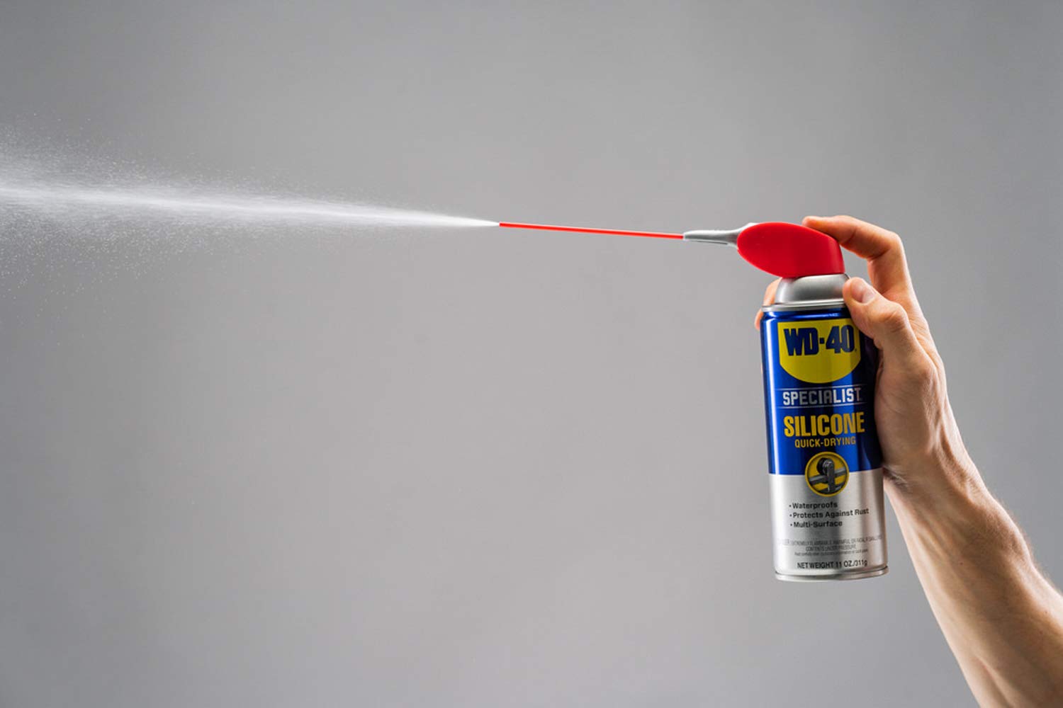 WD-40 WD-40 300012 Specialist Silicone Lubricant With Smart Straw Sprays 2 Ways, 11 oz