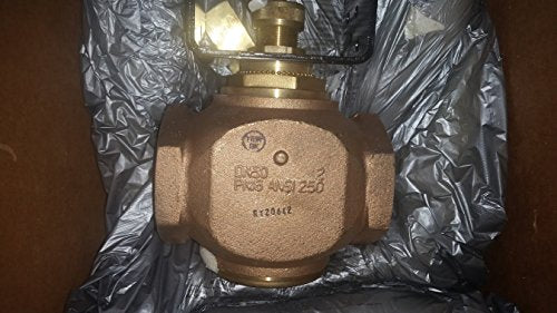 JOHNSON CONTROLS Johnson Controls VG7842ST+823E01 Globe Valve with Actuator, Three-Way Mixing, NPT End Connections with Positioner