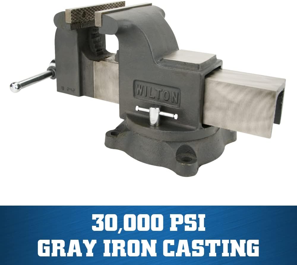 WILTON Wilton 63300 Shop Bench Vise Hand Powered 4 Inch Jaw Width