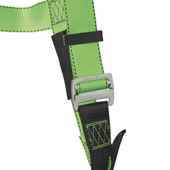 Peakworks V8002030 Full Body Safety Harness 310 lb Capacity Hi-Vis Green Universal Fit
