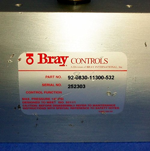 BRAY BRAY 92-0830-11300-532 Double Acting Actuator 140#