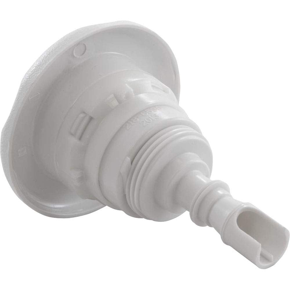 WATERWAY PLASTICS Waterway Plastics 229-8030 Jet Internal WW Poly Storm Gun 3-3/8 Inch Face Diameter Massage Textured Scallop White Thread-in
