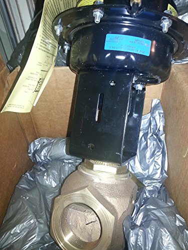 JOHNSON CONTROLS Johnson Controls VG7842ST+823E01 Globe Valve with Actuator, Three-Way Mixing, NPT End Connections with Positioner