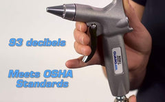 Guardair 80WJ Whisper Jet Safety Air Blow Gun OSHA Compliant Alloy Nozzle with Aluminum Body 6.63 Inch