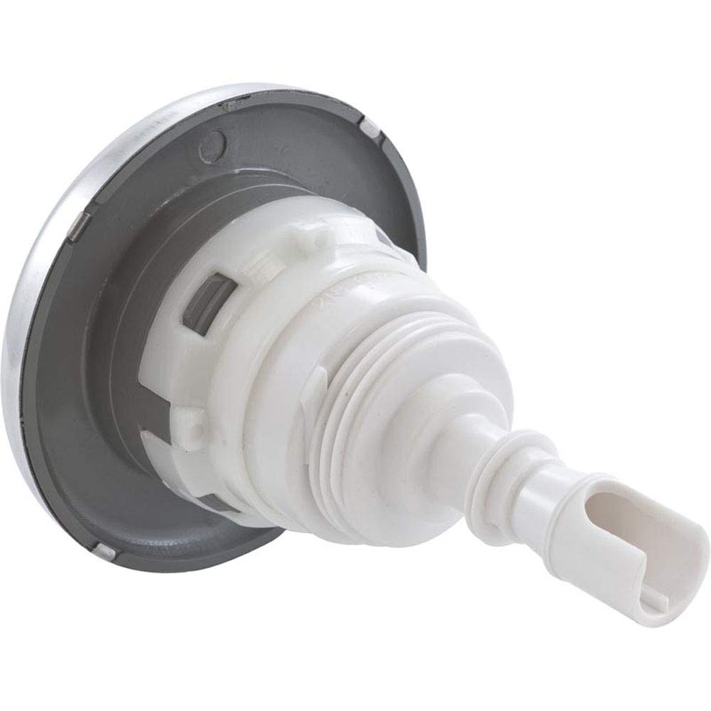 WATERWAY PLASTICS Waterway Plastics 229-8037S Jet Intl WW Poly Storm Gun Smooth Stainless Steel/Gray Thread
