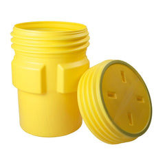 Eagle 1690 Haz-Mat 95 Gallon Polyethylene Containment Overpack Drum with Screw Top Lid