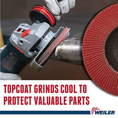 Weiler 50131 Saber Tooth High Density Flap Disc 4-1/2 inch 60 Grit