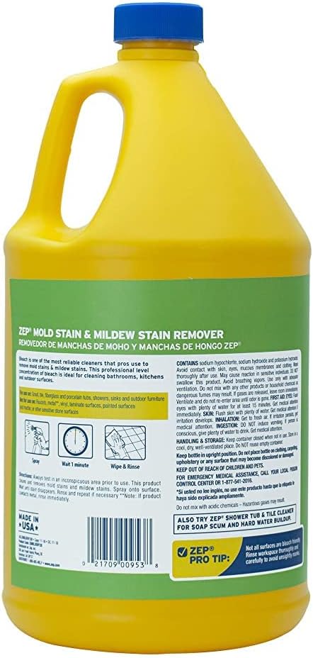 ZEP Zep ZUMILDEW128 Mold Stain and Mildew Stain Remover 1 gal