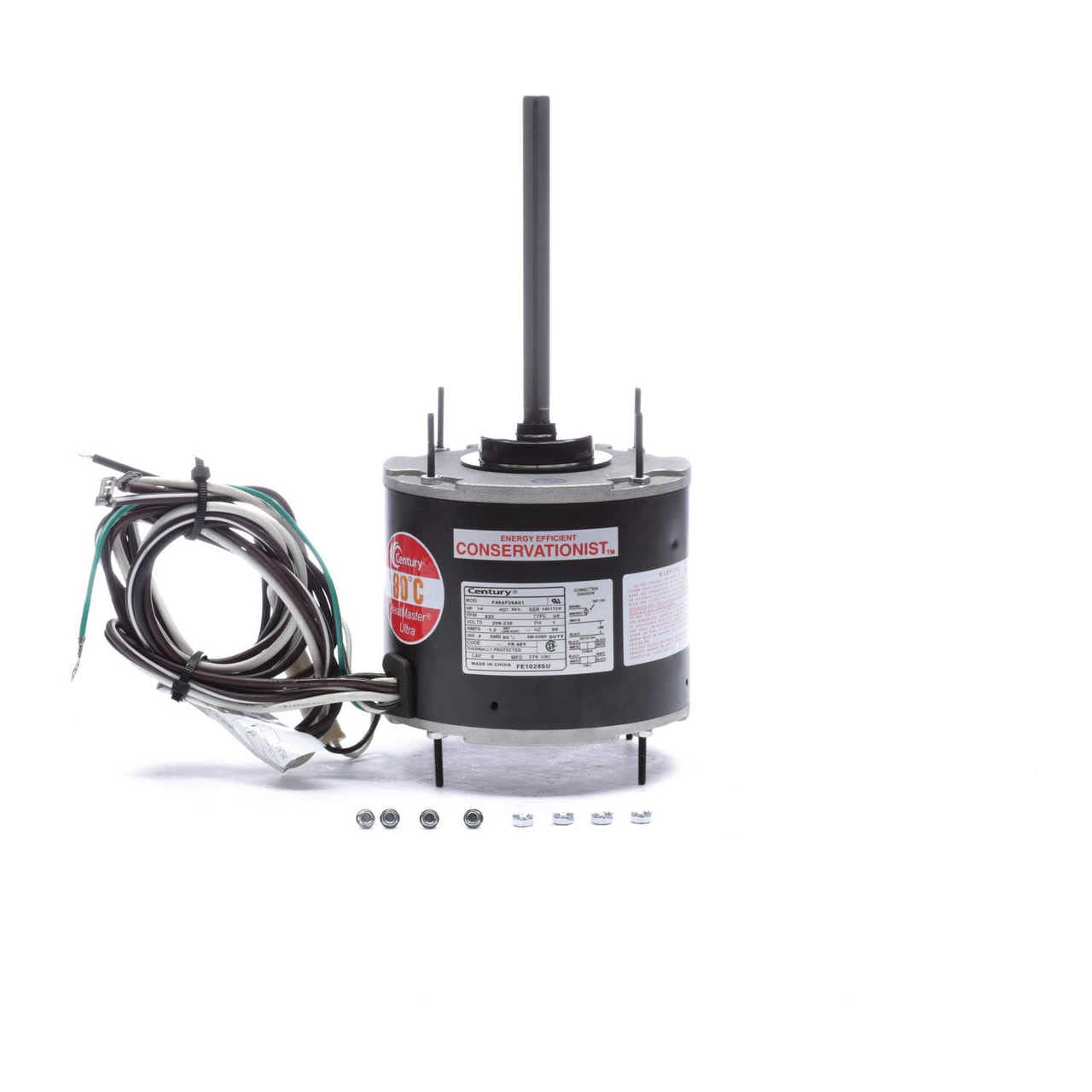 CENTURY MOTORS FE1028SU CONDENSER FAN MOTORS