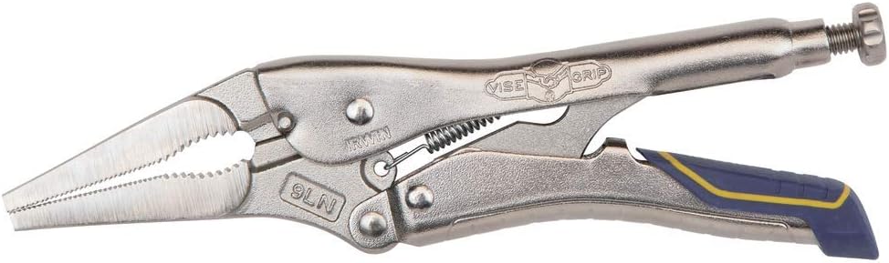 IRWIN Irwin IRHT82582 Vise-Grip 9-Inch Locking Pliers Fast Release Long Nose Wire Cutter