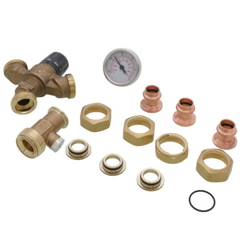 CALEFFI Caleffi 520416A AngleMix 3-Way Mixing Valve 1/2 press union