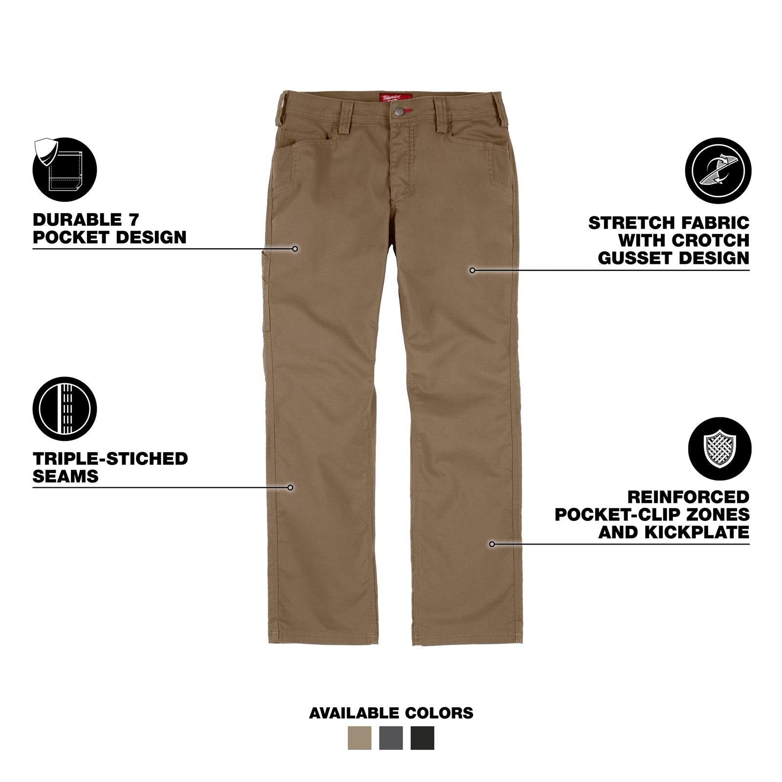 MILWAUKEE Milwaukee M650K-3232 Core Work Pants 32x32