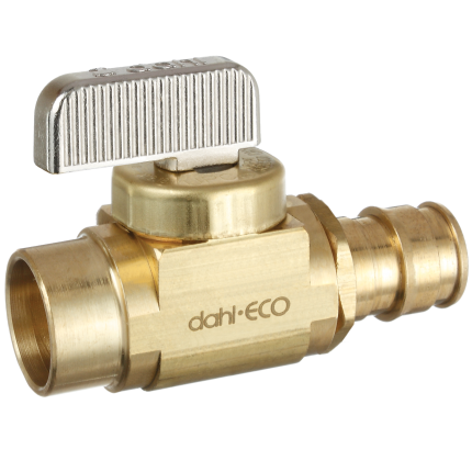 DAHL Dahl Valve 521-13-PRPX3 Mini-Ball Valve 1/2 Fem Solder x 1/2 F1960