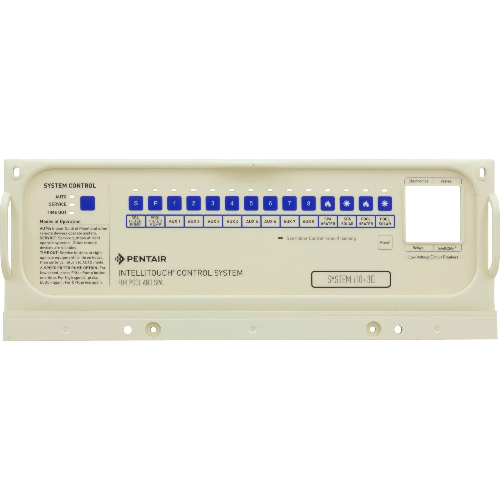 PENTAIR Pentair 521229 Bezel Ocp I10+3D Clc Replacement
