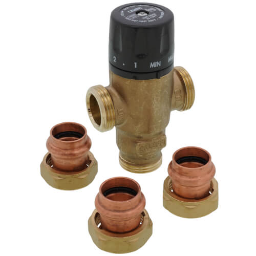 CALEFFI Caleffi 521506A MixCal 3-way Mixing Valve 3/4 Press