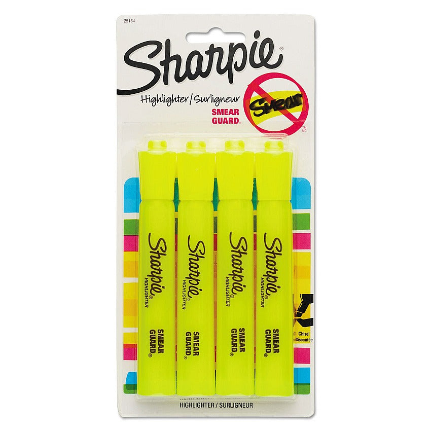 SHARPIE Sharpie 25164PP Tank Style Highlighter 4/Set (SAN25164PP)
