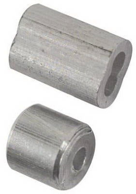NATIONAL HARDWARE National Mfg N283-846 Aluminum Ferrules Stops 1/16 in 2pk