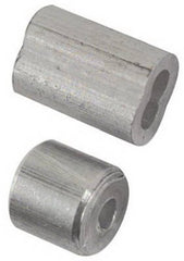 NATIONAL HARDWARE National Mfg N283-846 Aluminum Ferrules Stops 1/16 in 2pk