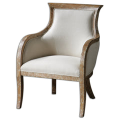 UTTERMOST Uttermost 23080 Quintus Armchair Linen Cotton