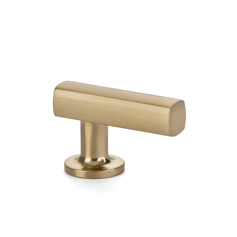 EMTEK Emtek 86452US4 Freestone Finger Cabinet Pull Satin Brass