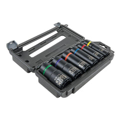 KLEIN TOOLS Klein Tools 66010 Deep Impact Socket Set 6 Pc 12 Point