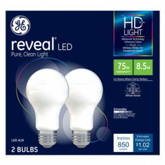 GE G E Lighting 46656 A19 Led Light Bulb 8.5W 2 Pack