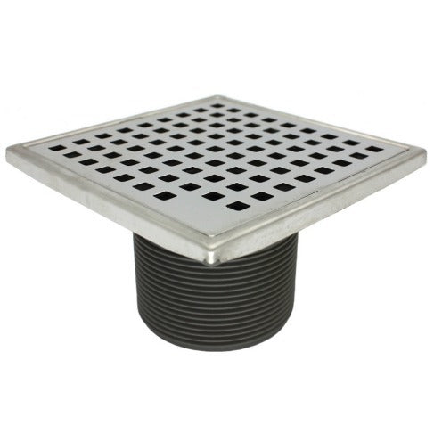 DAKOTA Dakota Plumbing Products UST-TD00MBK Square Shower Tile Drain