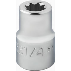 PROTO Proto J5208S 1/4 Inch 8-point Hand Socket 3/8 Drive
