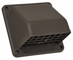 LAMBRO INDUSTRIES Lambro Industries 1471B Dryer Vent Hood 4 Inch Brown