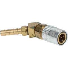 PARKER Parker PC224AV 45 Deg Hose Barb Coupler 200 Psi 1/4 in