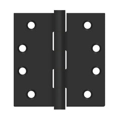 DELTANA Deltana SS44U1B-R Square Stainless Steel Hinge Paint Black