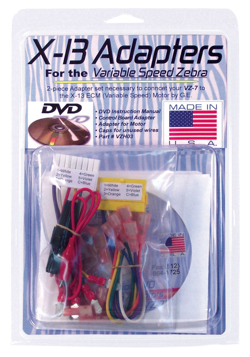 RHEEM Rheem VZH03 X13 Motor Adapter for VZ-7 Tester