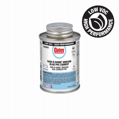 OATEY Oatey Company 30890 Blue Medium Body Pvc Pipe Cement 4 Oz