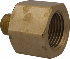 PARKER Parker 222P-6-2 Pipe Adapter Mnptf X Fnptf Brass 1000 Psi