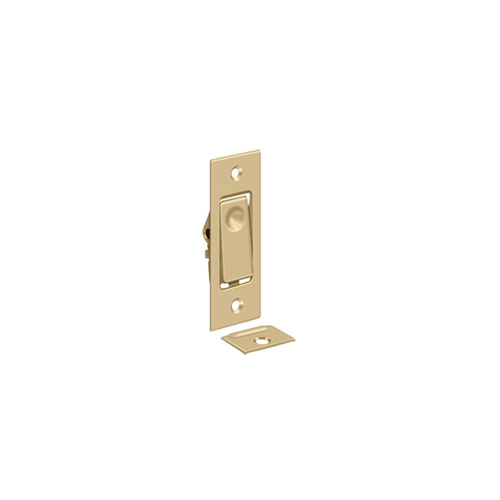 DELTANA Deltana PDB42U4 Pocket Door Jamb Bolt Satin Brass