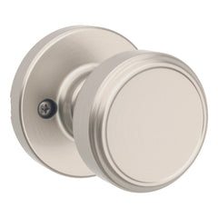KWIKSET Kwikset 488MNKRDT-15 Maven Knob Half Dummy Lock Satin Nickel
