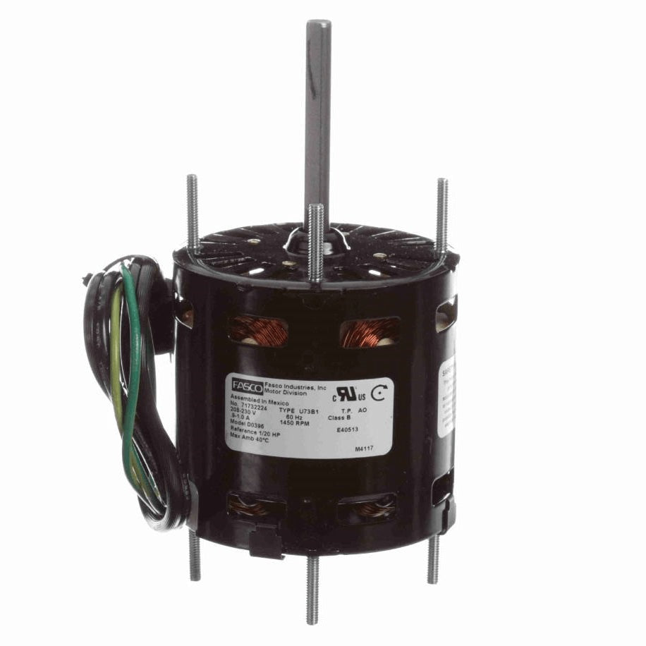 CENTURY Century D0396 Kramer-Trenton Refrigeration Motor 1/20 HP (3.3 in Diameter) Replaces 396