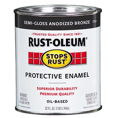 RUST-OLEUM Rust-oleum 7754502 Stops Rust Anodized Bronze Paint Qt
