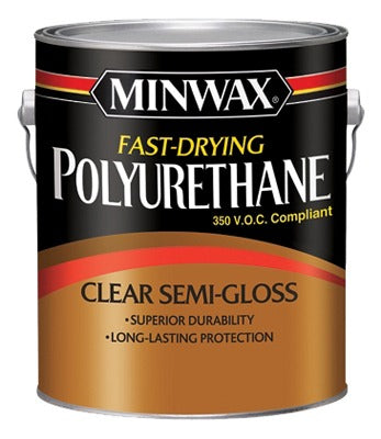 MINWAX Minwax 319010000 Fast Dry Polyurethane Clear Semi-gloss 1 Gal