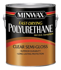 MINWAX Minwax 319010000 Fast Dry Polyurethane Clear Semi-gloss 1 Gal