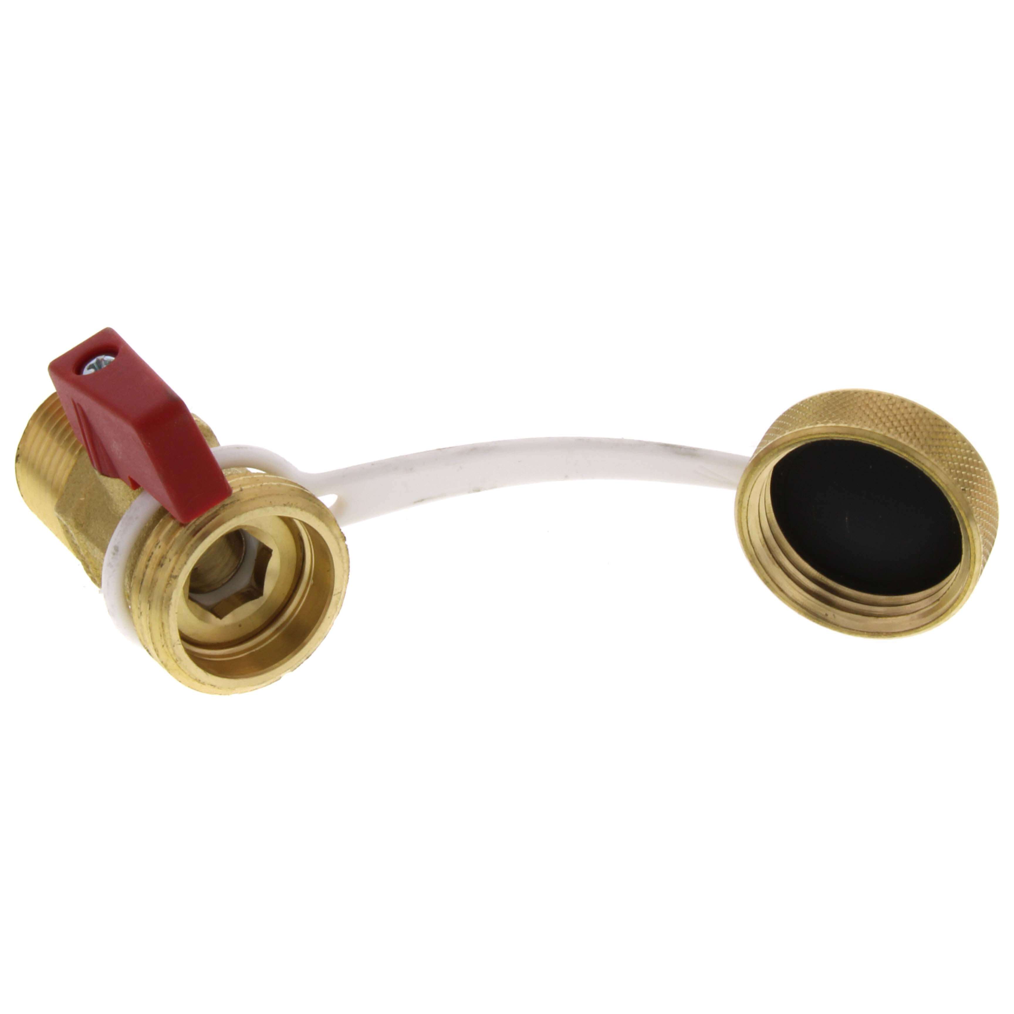 CALEFFI Caleffi 538402FD Dirtmag 1/2 x 3/4 in. MPT x GHT Boiler Drain Valve