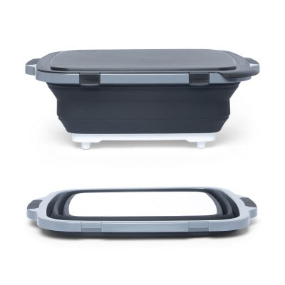 DRIP EZ Drip Ez TUBV2-1-BL Bbq Prep Tub Locking Lid Black