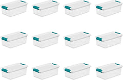 STERILITE Sterilite 14928012 latching storage box 6 qt (12 pack)