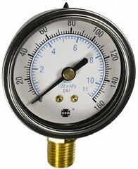 AMETEK Ametek 165284 Pressure Gauge 0-100 Psi 2 in Lower Mount