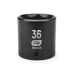 GEARWRENCH Gearwrench 84544N Impact Socket 1/2 in Drive 36mm 6-pt