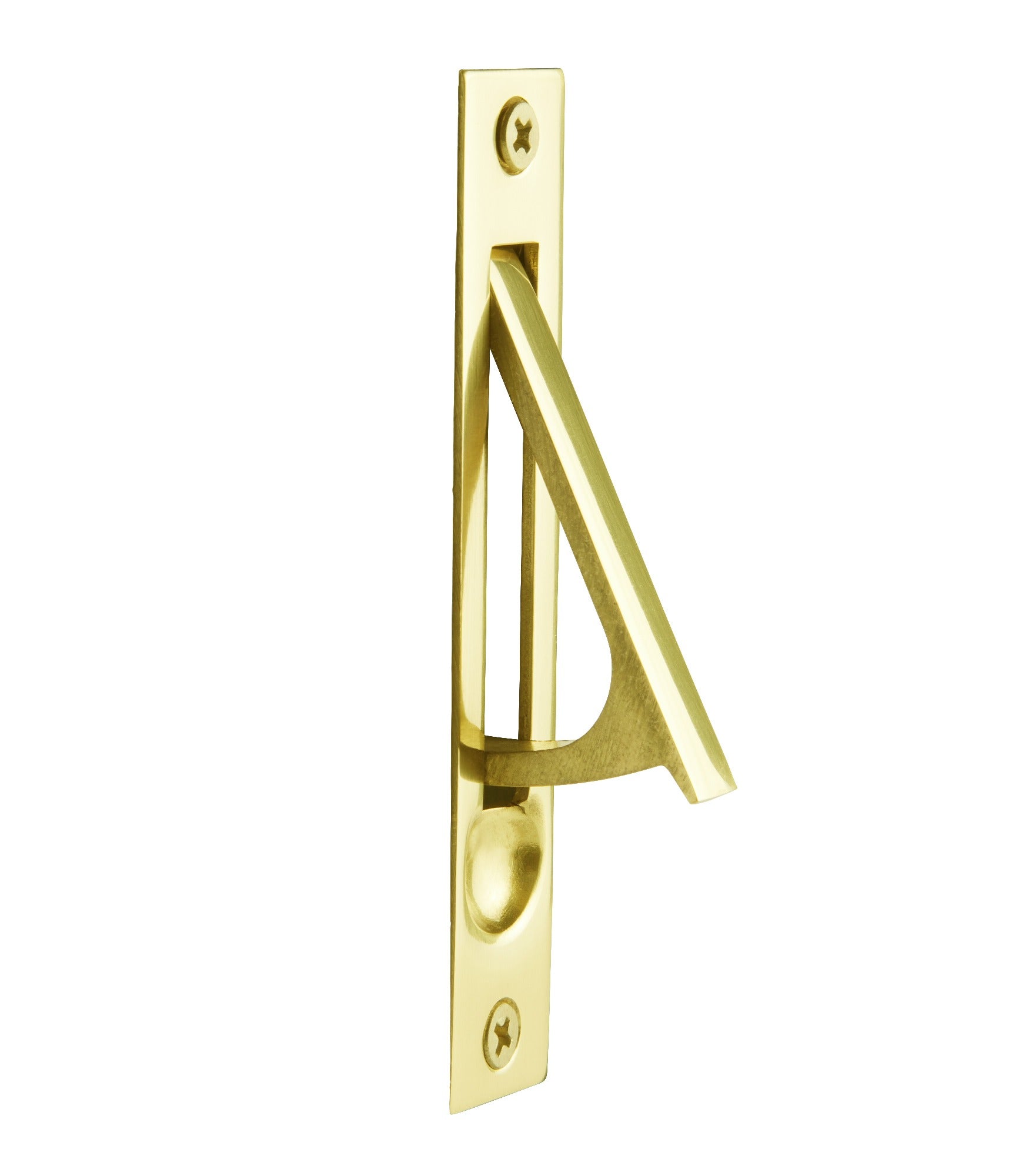 EMTEK Emtek 2221US3NL Edge Pull Unlacquered Brass 2.5x2.5x0.6 in